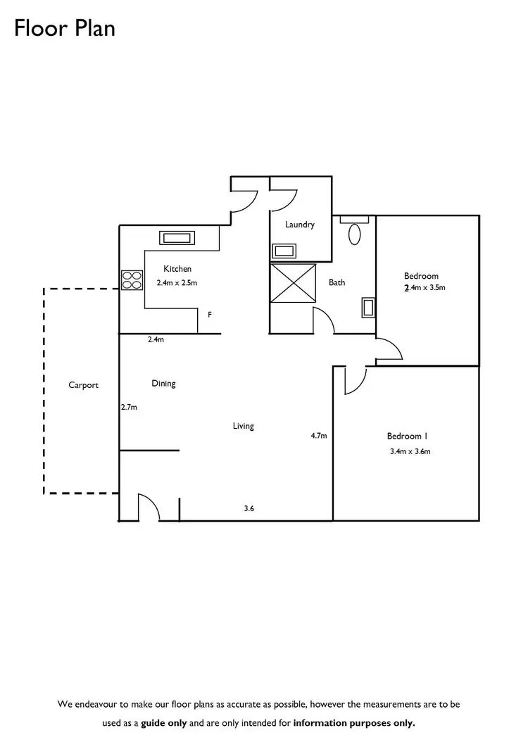 Floorplan of Homely house listing, Unit 2/14 Adelaide Avenue, Naracoorte SA 5271