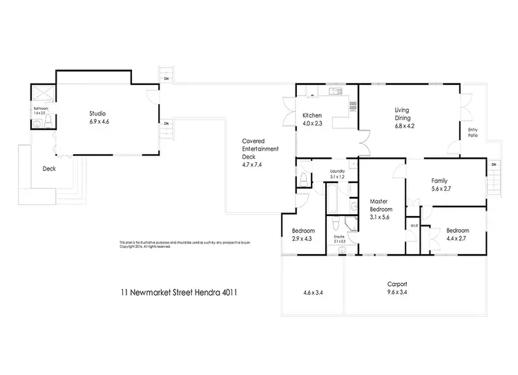 Floorplan of Homely house listing, 11 Newmarket Street, Hendra QLD 4011