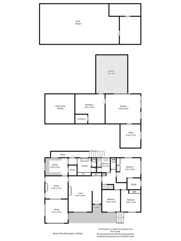 Floorplan of Homely house listing, 786 Carlton River Road, Carlton River TAS 7173