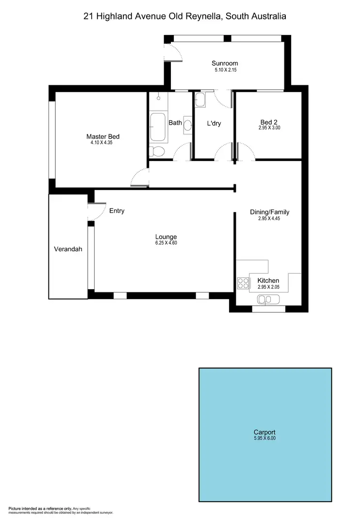 Floorplan of Homely house listing, 21 Highland Avenue, Old Reynella SA 5161