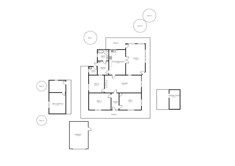 Floorplan of Homely rural property listing, 1644 Lincoln Highway, Poonindie SA 5607