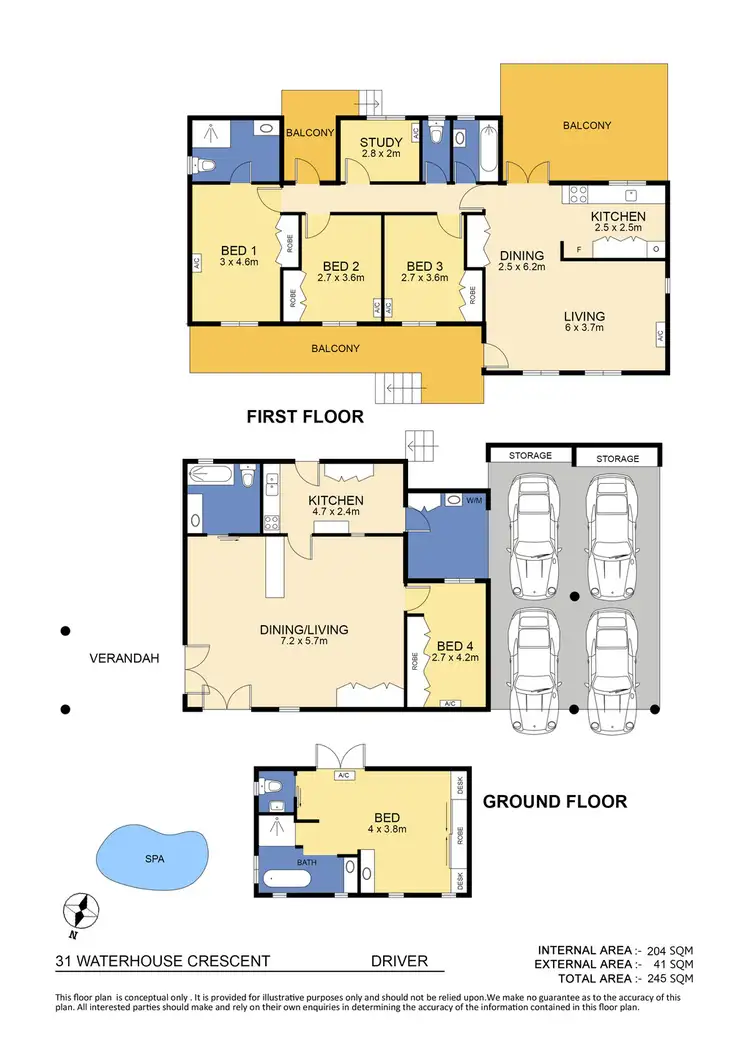 Floorplan of Homely house listing, 31 Waterhouse Crescent, Driver NT 830