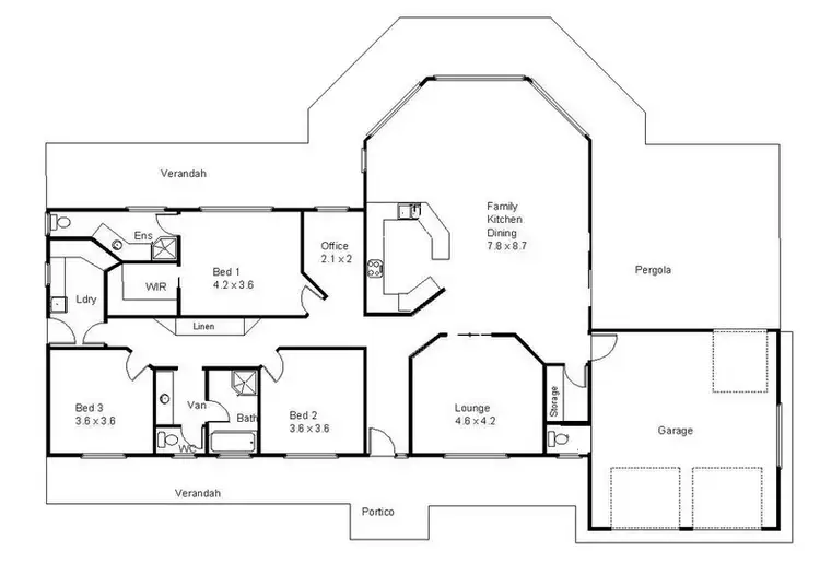 Floorplan of Homely house listing, 58 Wheatley Road, Loxton SA 5333