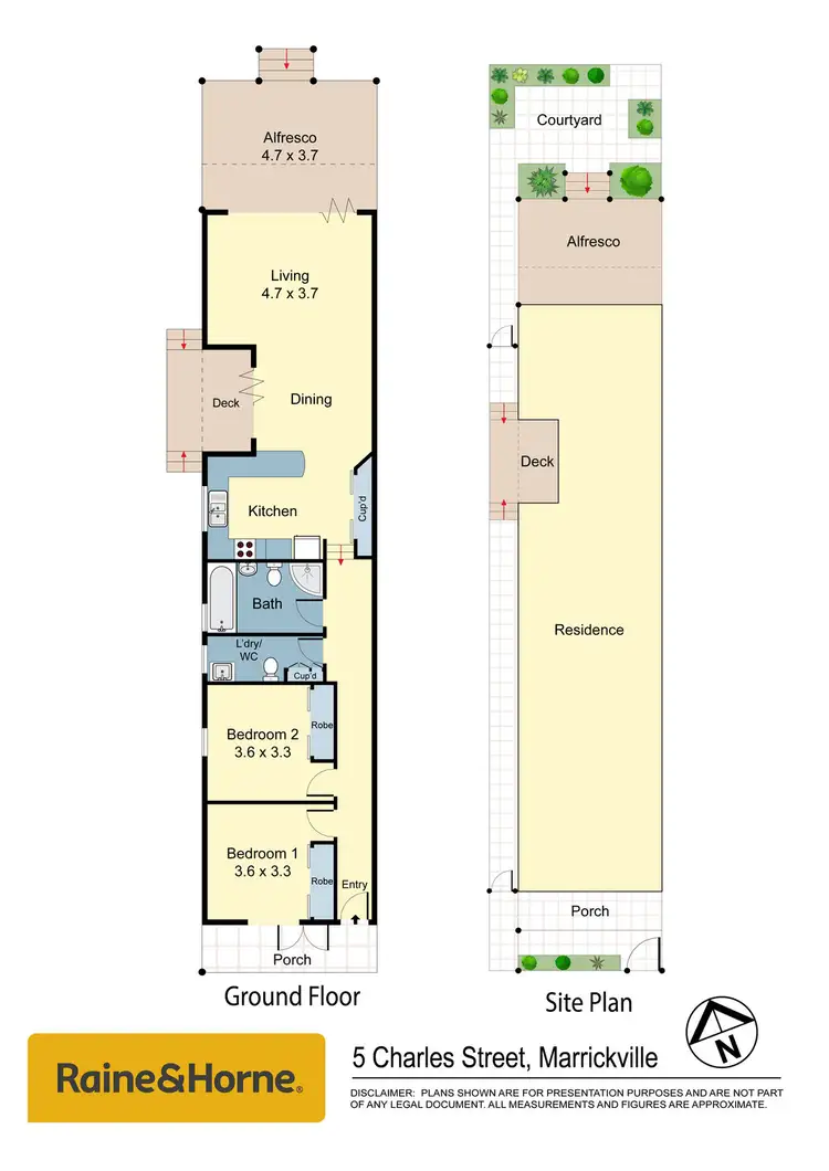 Floorplan of Homely house listing, 5 Charles Street, Marrickville NSW 2204