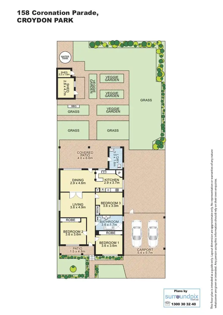 Floorplan of Homely house listing, 158 CORONATION PARADE, Croydon Park NSW 2133