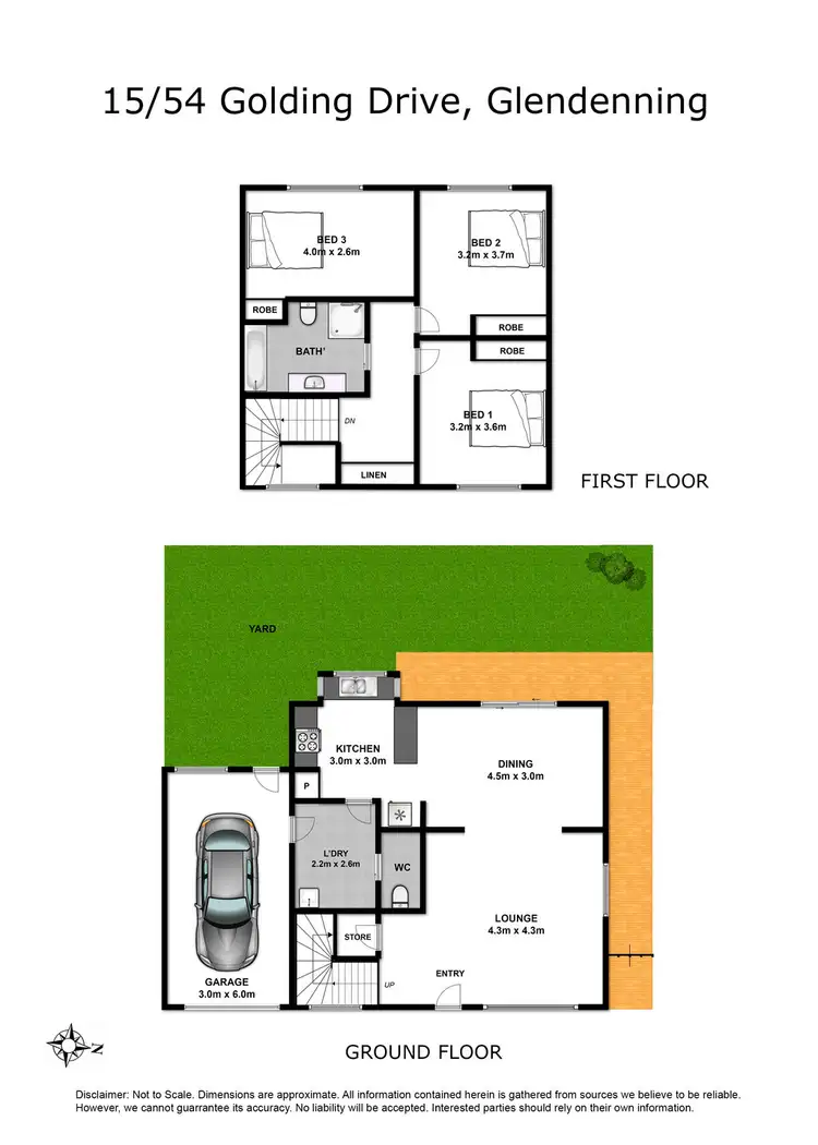 Floorplan of Homely house listing, 15/54 Golding Drive, Glendenning NSW 2761