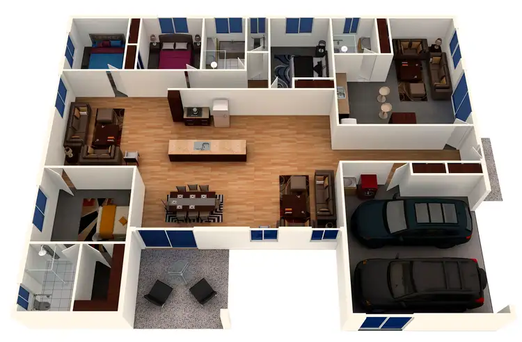 Floorplan of Homely house listing, 4 Greenhills Esplanade, Maleny QLD 4552