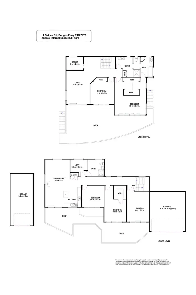 Floorplan of Homely house listing, 11 Okines Road, Dodges Ferry TAS 7173