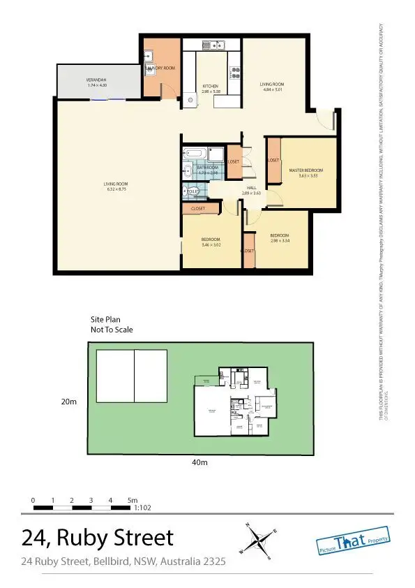 Floorplan of Homely house listing, 24 Ruby Street, Bellbird NSW 2325