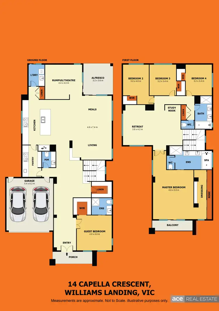 Floorplan of Homely house listing, 14 Capella Crescent, Williams Landing VIC 3027