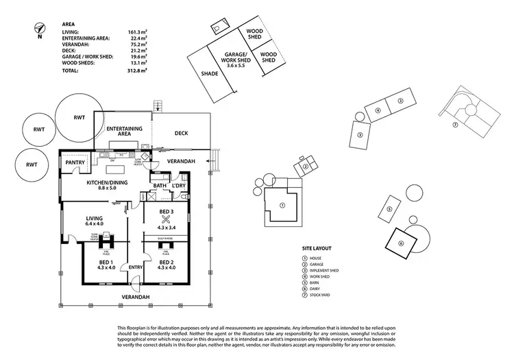 Floorplan of Homely rural property listing, 1395 Torrens Valley Road, Birdwood SA 5234