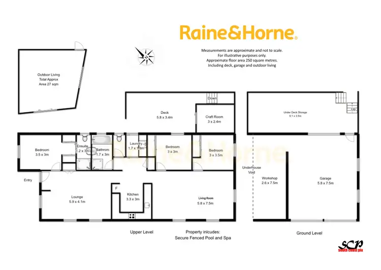 Floorplan of Homely house listing, 6 Hakea Place, Catalina NSW 2536