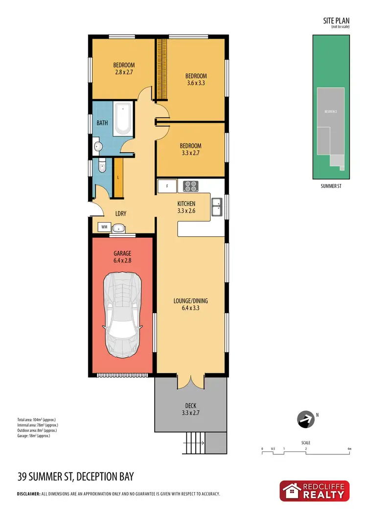 Floorplan of Homely house listing, 39 Summer Street, Deception Bay QLD 4508