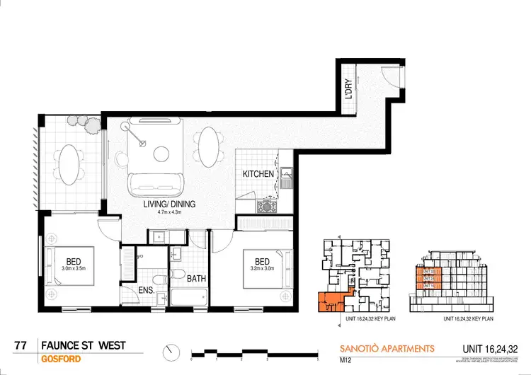 Floorplan of Homely unit listing, 16/75-77 Faunce Street West, Gosford NSW 2250