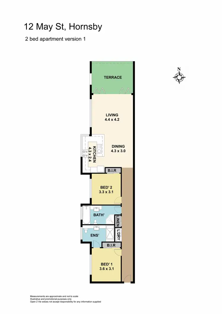 Floorplan of Homely apartment listing, 4/12 May Street, Hornsby NSW 2077