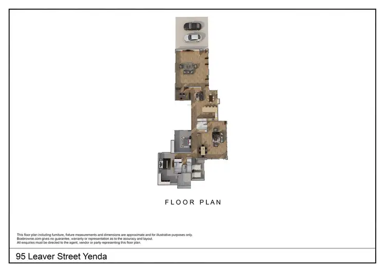 Floorplan of Homely house listing, 95 Leaver Street, Yenda NSW 2681