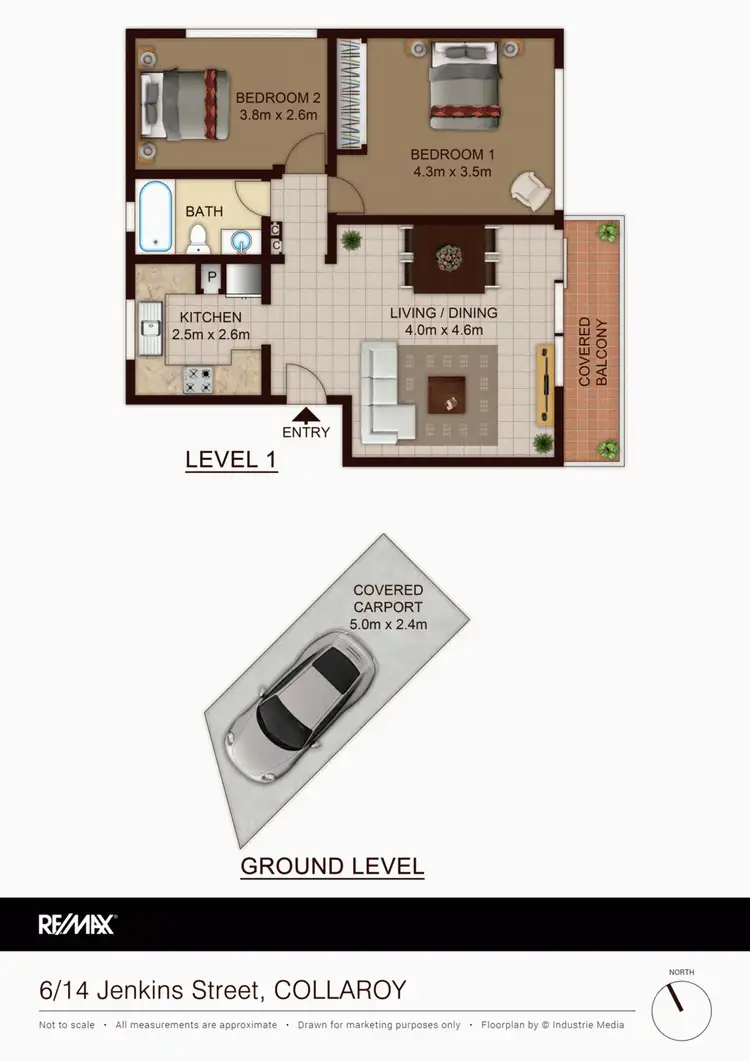 Floorplan of Homely unit listing, 6/14 Jenkins St, Collaroy NSW 2097