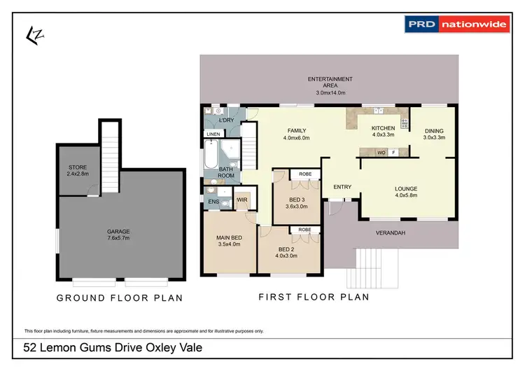 Floorplan of Homely house listing, 52 Lemon Gums Drive, Tamworth NSW 2340