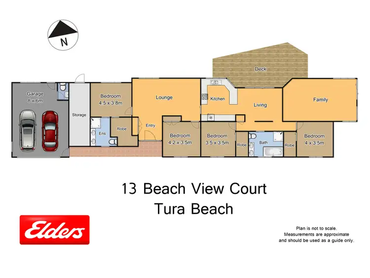 Floorplan of Homely house listing, 13 Beachview, Tura Beach NSW 2548