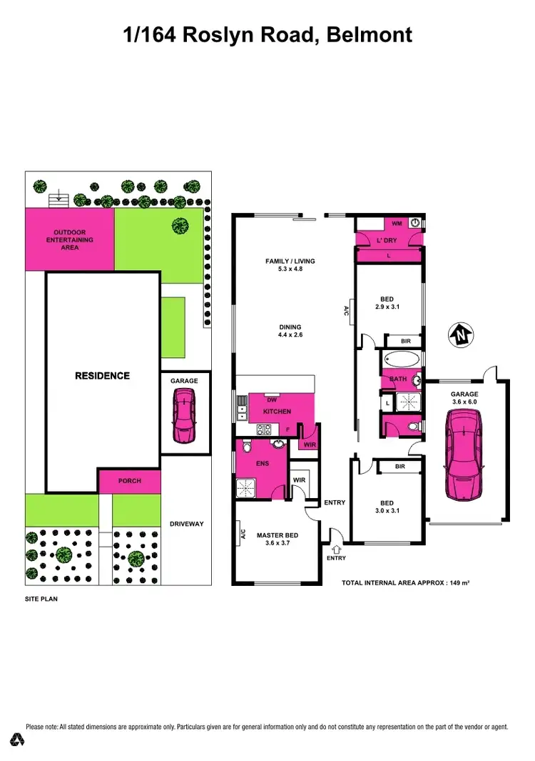 Floorplan of Homely house listing, 1/164 Roslyn Road, Belmont VIC 3216
