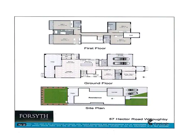 Floorplan of Homely house listing, 57 Hector Road, Willoughby NSW 2068
