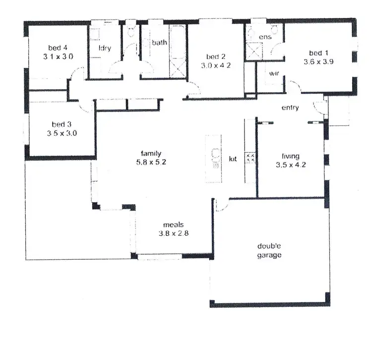 Floorplan of Homely house listing, Address available on request