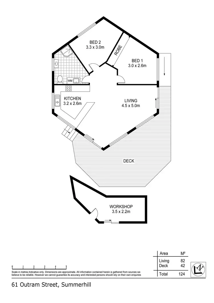 Floorplan of Homely house listing, 61 Outram Street, Summerhill TAS 7250