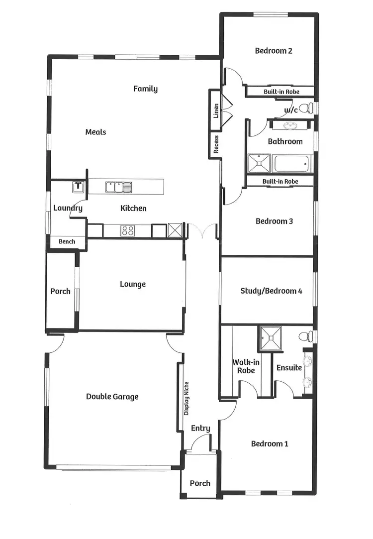 Floorplan of Homely house listing, 21 Parkview Drive, Murray Bridge SA 5253