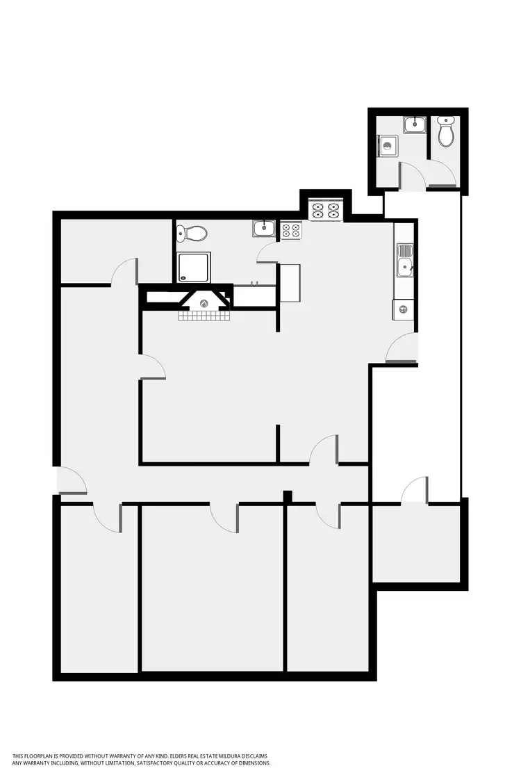 Floorplan of Homely rural property listing, 91 Cemetery Road, Pooncarie NSW 2648