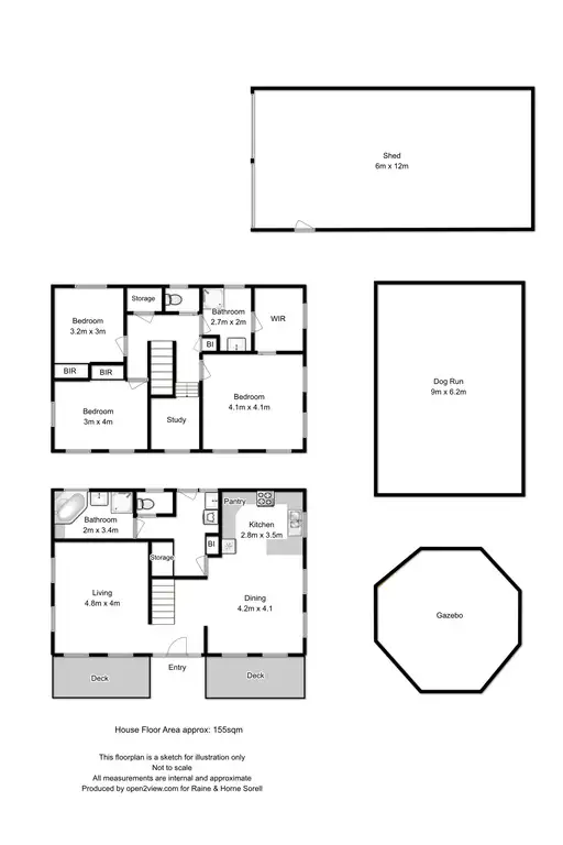 Floorplan of Homely house listing, 50 Littles Road, Premaydena TAS 7185