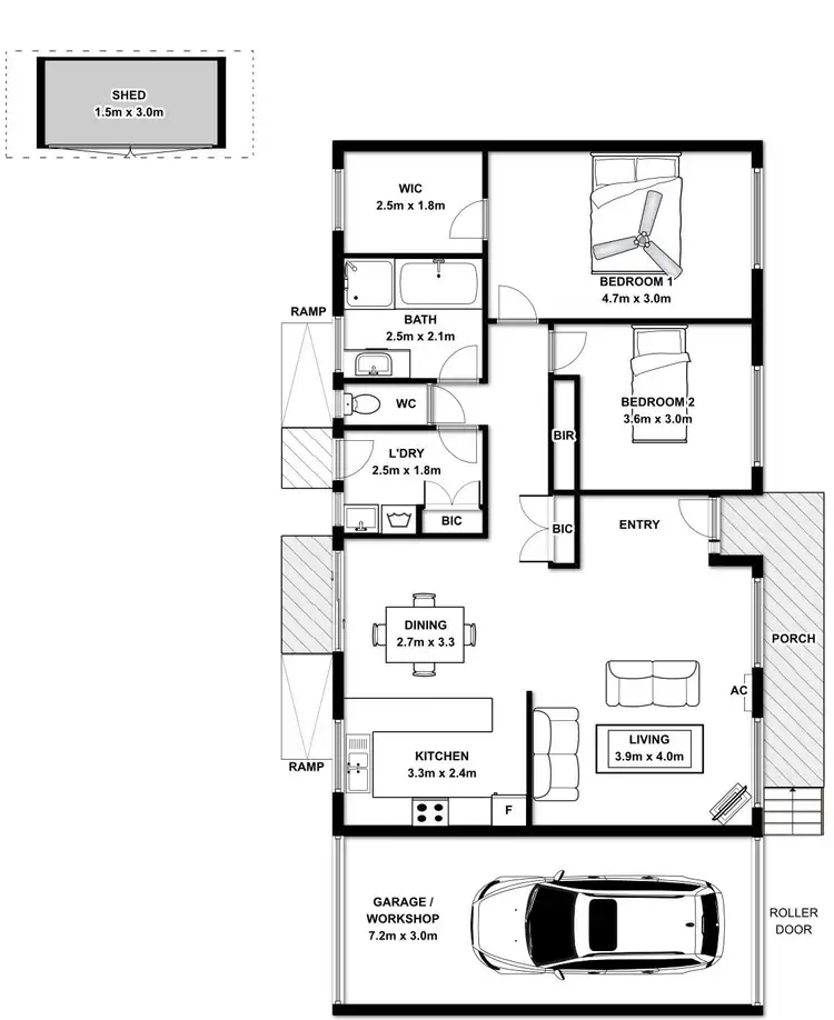 Floorplan of Homely house listing, 139 Rosetta Village, 1-27 Maude Street, Encounter Bay SA 5211