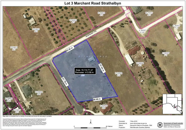 Floorplan of Homely land listing, Lot 3 (61) Marchant Road, Strathalbyn SA 5255