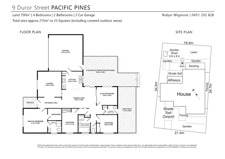 Floorplan of Homely house listing, 9 Duror Street, Pacific Pines QLD 4211