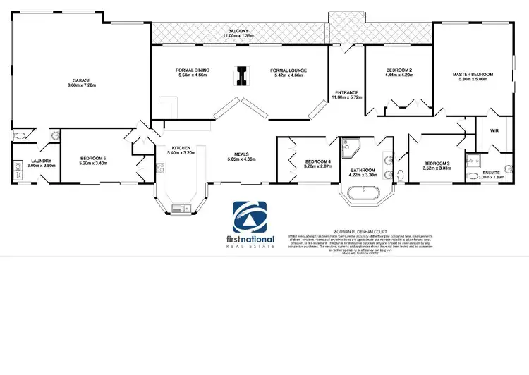 Floorplan of Homely house listing, 2 Gowan Place, Denham Court NSW 2565