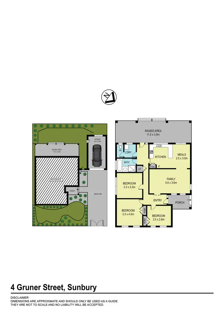 Floorplan of Homely house listing, 4 Gruner Street, Sunbury VIC 3429