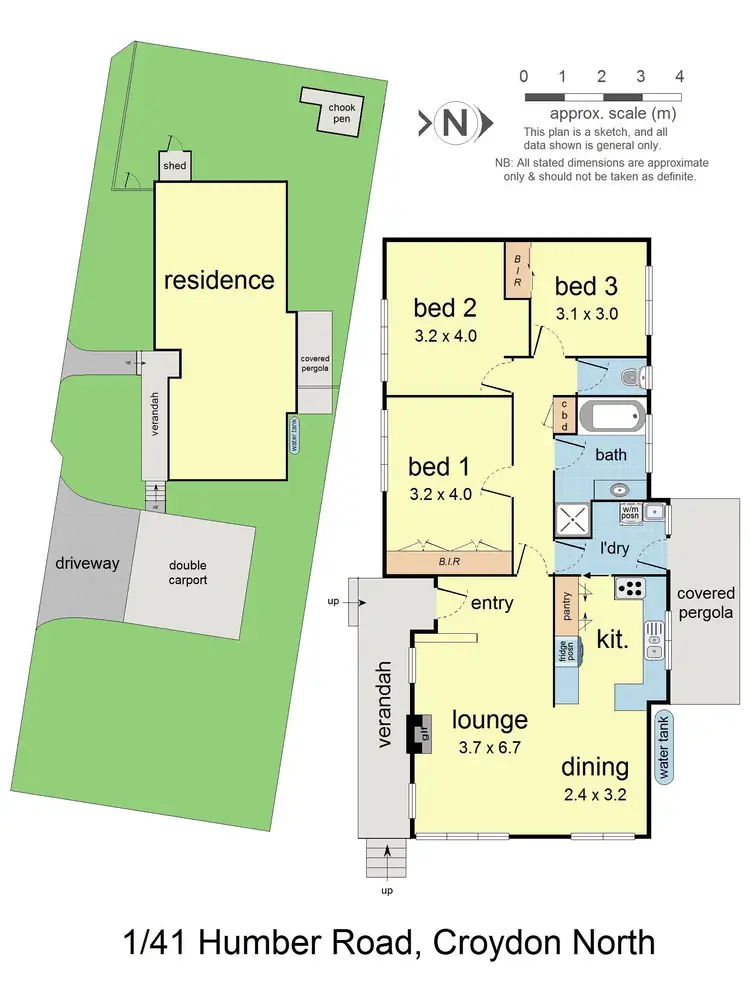 Floorplan of Homely house listing, 1/41 Humber Road, Croydon North VIC 3136