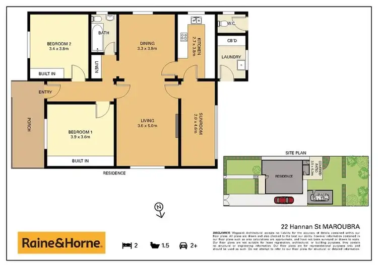 Floorplan of Homely house listing, 22 Hannan Street, Maroubra NSW 2035