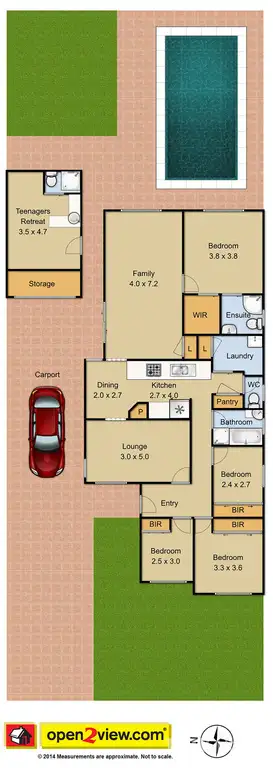Floorplan of Homely house listing, 19 Galatea Street, Plumpton NSW 2761