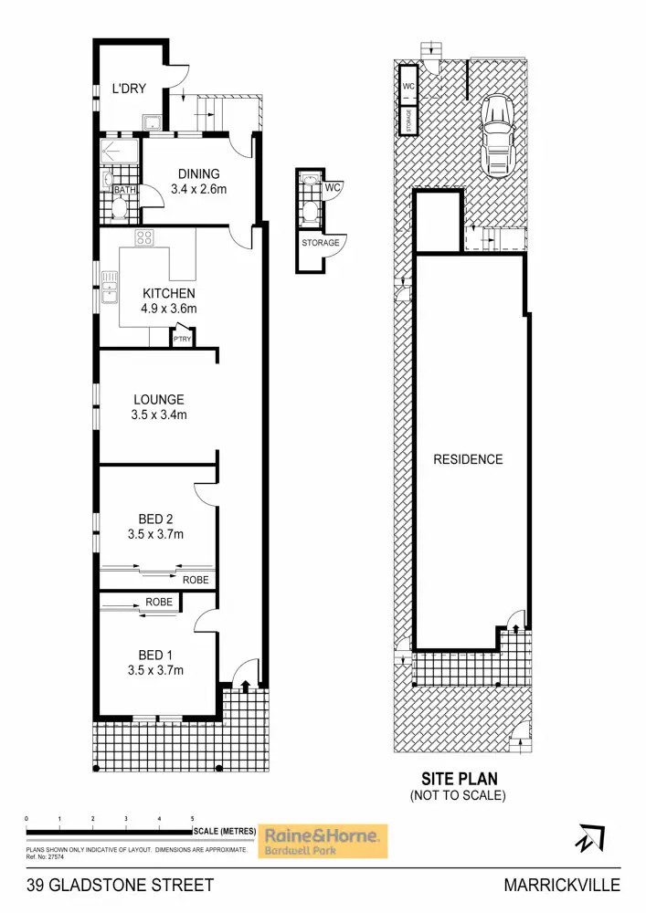 Floorplan of Homely house listing, 39 Gladstone Street, Marrickville NSW 2204