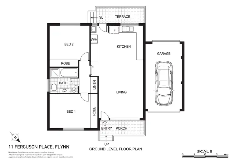 Floorplan of Homely house listing, 11 Ferguson Place, Flynn ACT 2615