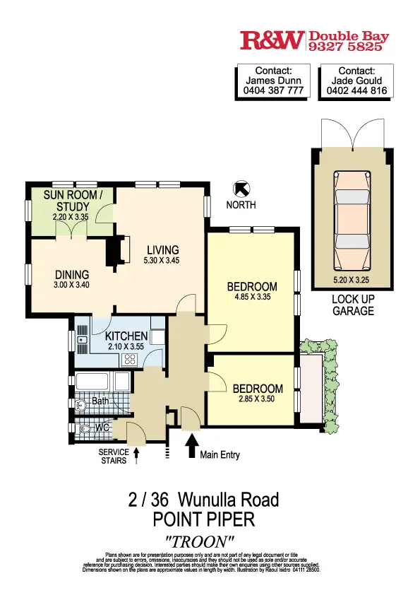 Floorplan of Homely apartment listing, 2/36 Wunulla Rd, Point Piper NSW 2027