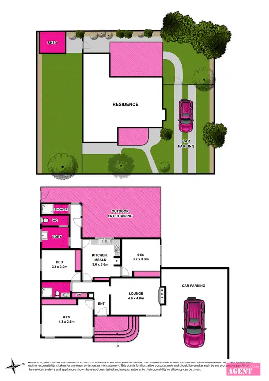Floorplan of Homely house listing, 311 Torquay Road, Grovedale VIC 3216