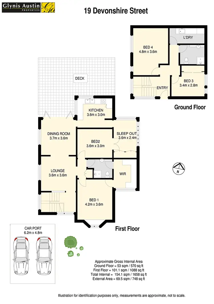 Floorplan of Homely house listing, 19 Devonshire Street, Ashgrove QLD 4060