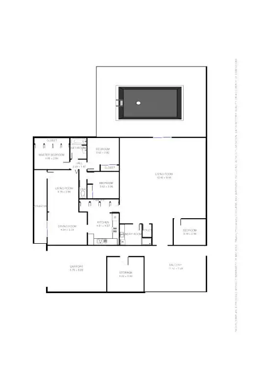 Floorplan of Homely rural property listing, 2104 NEW ENGLAND HIGHWAY, Branxton NSW 2335