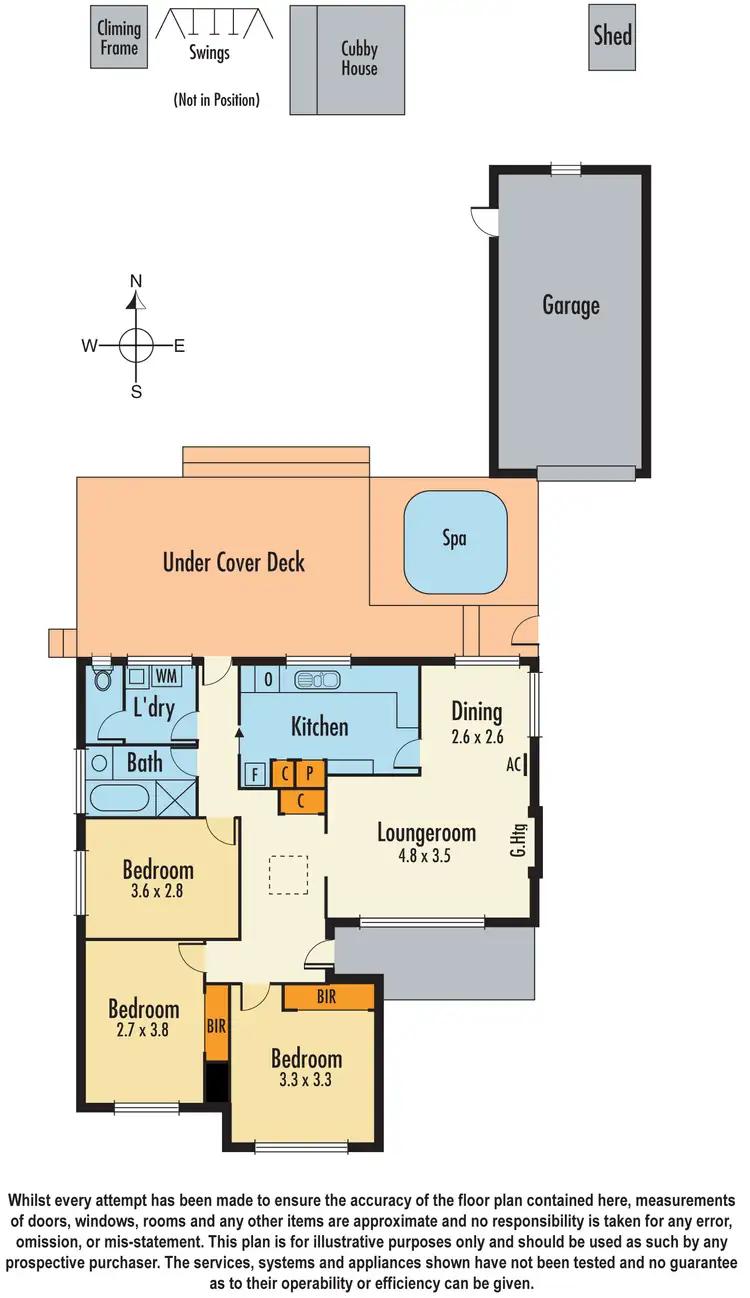 Floorplan of Homely house listing, 6 Wooltana Road, Keysborough VIC 3173