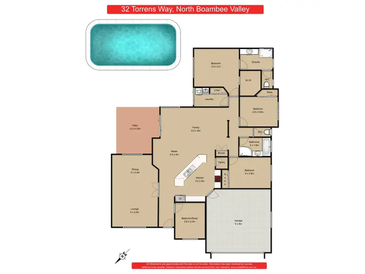 Floorplan of Homely house listing, 32 Torrens Way, North Boambee Valley NSW 2450