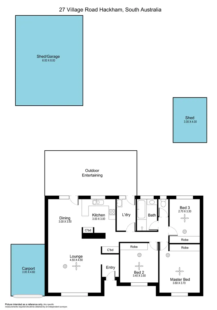 Floorplan of Homely house listing, 27 Village Road, Hackham West SA 5163