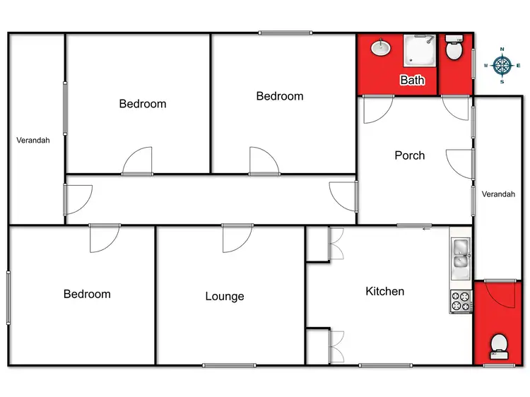 Floorplan of Homely house listing, 101 Garden Street, East Geelong VIC 3219