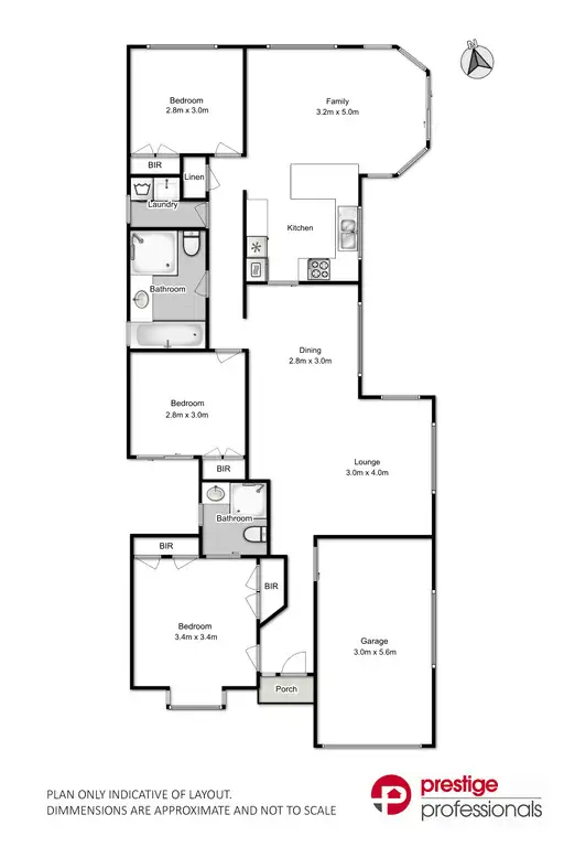 Floorplan of Homely house listing, 9 Lomond Court, Wattle Grove NSW 2173
