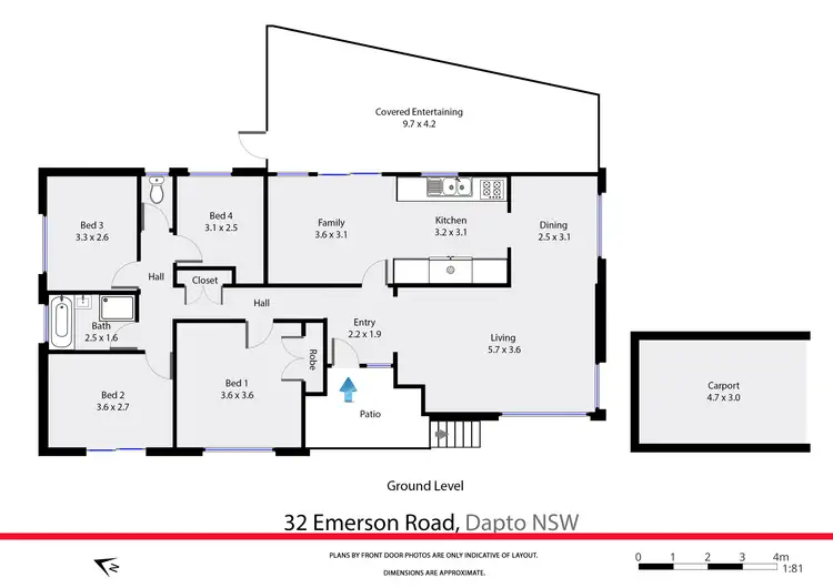 Floorplan of Homely house listing, 32 Emerson Road, Dapto NSW 2530